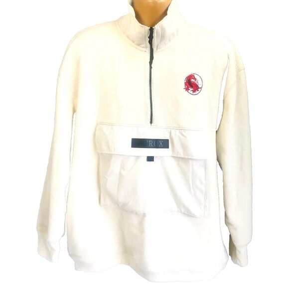 North & Acrux Fleece Jacket Dragon 1/4 Zip White XL 2XL MMA Martial Arts Karate - Picture 11 of 12